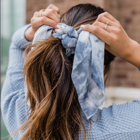 Juliana Tie Dye Hair Scarf Scrunchies - Picture 5 of 5